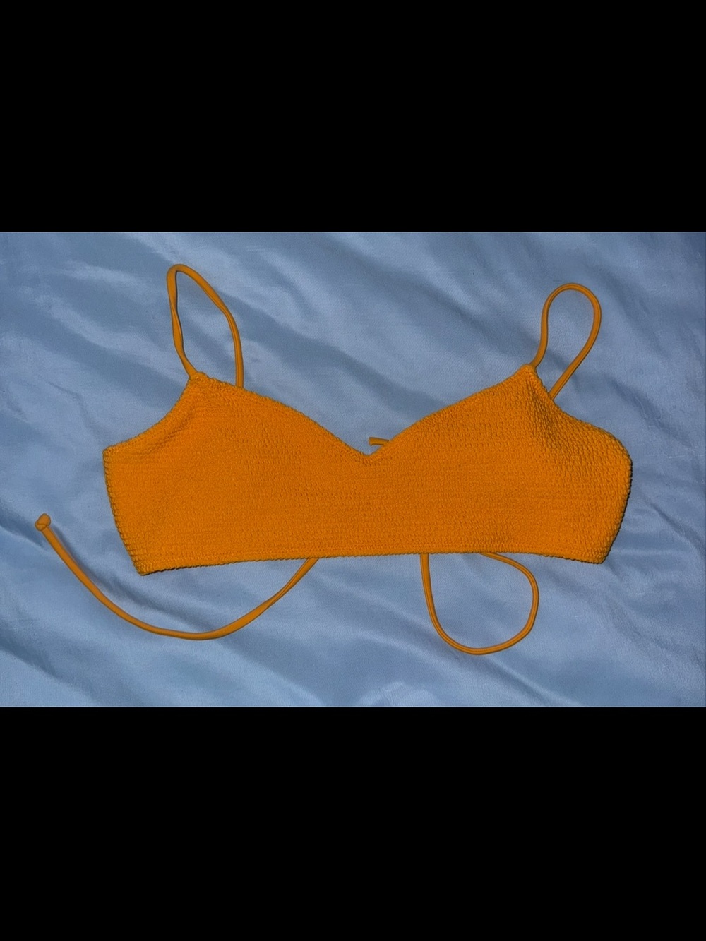 Pacsun Orange Bikini Top